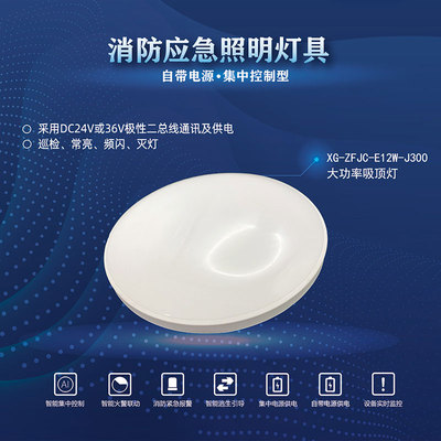 应急照明灯具-圆形壁灯2