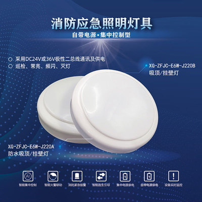 应急照明灯具-圆形壁灯